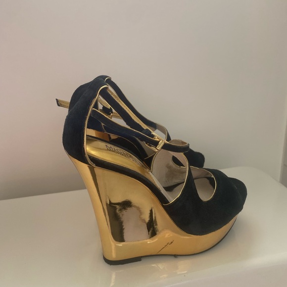 Designer Michael Kors high heels GOLD - Picture 2 of 4